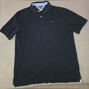 Tommy Hilfiger Mens Classic Fit black Polo Shirt XXL